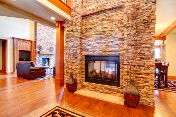 Stone Hearth Installation in Virginia Beach